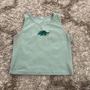 Dinosaur crop top